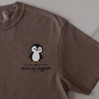 Above My Paygrade embroidered t-shirt in Espresso