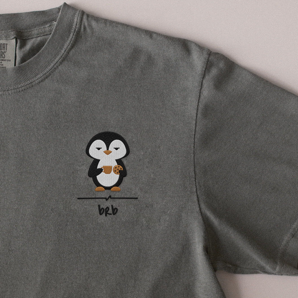 BRB embroidered t-shirt in Moss