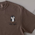 Come Again embroidered t-shirt in Espresso