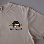 Desk Support embroidered t-shirt in Ivory
