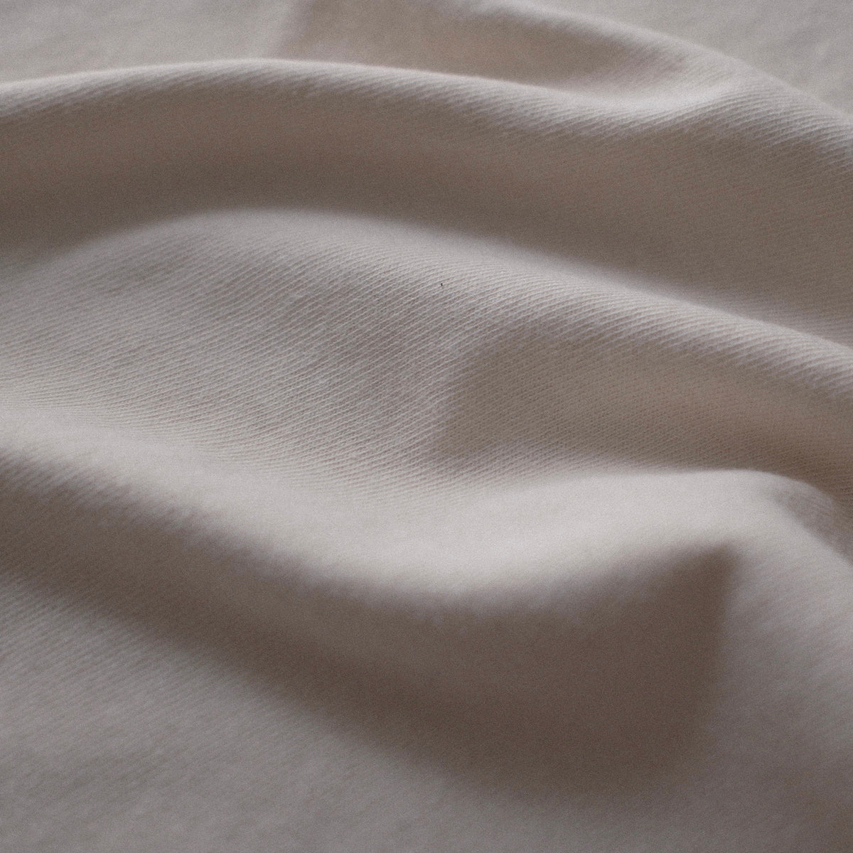 Garment-dyed cotton fabric close-up