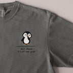 Don't Stress, It's Not Even Yours embroidered t-shirt in Moss