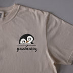 Groundbreaking embroidered t-shirt in Ivory