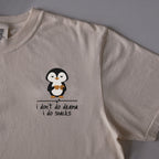 I Don't Do Drama, I Do Snacks embroidered t-shirt in Ivory