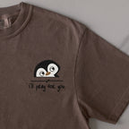 I'll Pray for You embroidered t-shirt in Espresso