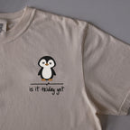 Is It Friday Yet embroidered t-shirt in Ivory