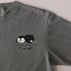 It Can Wait embroidered t-shirt in Moss