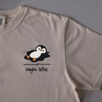 Maybe Later embroidered t-shirt in Ivory