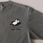 Maybe Later embroidered t-shirt in Moss