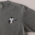 Me? embroidered t-shirt in Moss