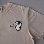Who, Me? embroidered t-shirt in Ivory