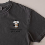 Quick Break? embroidered t-shirt in Pepper