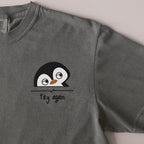 Try Again embroidered t-shirt in Moss