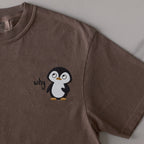 Why embroidered t-shirt in Espresso