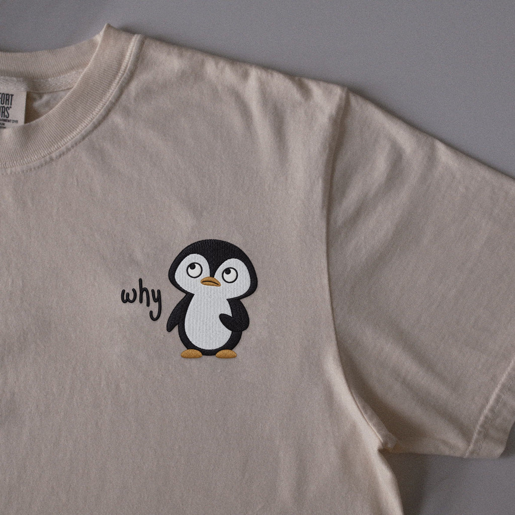 Why embroidered t-shirt in Ivory