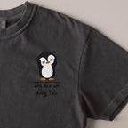 Why Are We Doing This embroidered t-shirt in Pepper